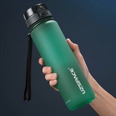 uzspace 優之 Tritan 運動彈蓋水壺 1000ml 防漏兒童水杯 冷水壼, 冰翠綠 1000ML, 1個
