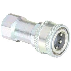 Dixon Valve & Coupling 2HF2 스틸 ISO-B 교환 유압 피팅 커플러 0.6cm(1/4인치) 커플링 x - 18 NPTF 암나사
