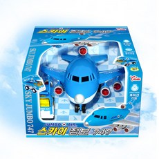 씽크토이 스카이점보 747 장난감 비행기 공항놀이 미니카, 1개