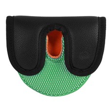 Andux 골드 PU 퍼터 커버 골프 헤드 센터 샤프트 MT/TG34용 (블랙/핑크) 131523 9049098600, 블랙/그린 Andux 131523 9049098600