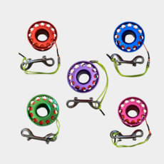 스킨스쿠버다이빙 SMB 릴 스틸 알루미늄 30m 릴, 초록