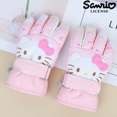 스키장갑 여아 아동용 안신 K인증 손가락장갑 방수 반한장갑 귀 쫑끗