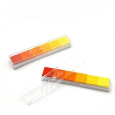 그라데이션 잉크패드 노랑 스탬프인주 노랑패드 도장스탬프