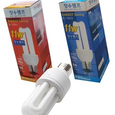 11W 삼파장전구 E26 거실전등, 전구색 오렌지색