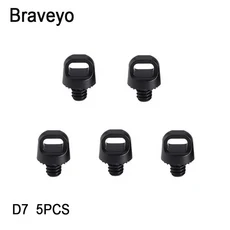 D-링 카메라 매는 밧줄 나사 1/4 3/8 인치 범용 액세서리 Dslr 플레이트 퀵 릴리스 어댑터 안정적인 촬영, 15 D7  5PCS