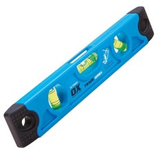 OX Tools Pro 22.9cm(9인치) 마그네틱 어뢰 레벨 - V 그루브 베이스가 있는 조절 가능한 3바이알 알루미늄 앵글 파인더 바이알 핸드 툴이 PVC 충격 흡수 엔드, 250 mm