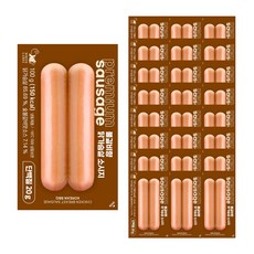 헬스앤뷰티 저당 닭가슴살 소시지 15+10 (총 25팩), 100g, 25개, 불갈비향
