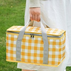 피크닉 보냉백 이유식 캠핑 보냉 아이스 가방 쿨러백, 1개, 리프그린