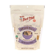 밥스 레드 밀 시리얼 뮤즐리 프리 Bobs Red Mill Cereal Muesli Gf, 1개, 453g