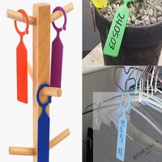 식집사 식물이름표걸이 빨강 가방 네임꽂이 수목표찰, 없음