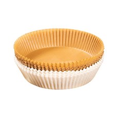 氣炸鍋烘焙紙100入 20CM烤盤料理紙, 1個, 20CM(適用4L以上氣炸鍋)棕色