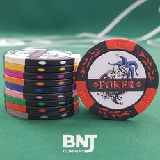 월드트리 조커 포커칩 게임칩 카지노칩 국제규격, 1.빨강, 1개