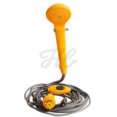 차량 오토 캠핑용 간이 샤워기 시거잭 연결 흡착식, 1개