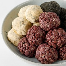 [제라헌] 제주 동문시장 오메기떡 3종 팥 흑임자 쑥, 50g, 30개, 기본 포장
