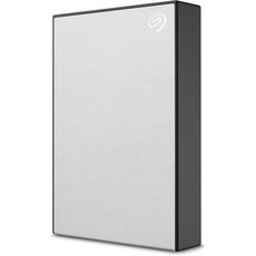 Seagate 백업 플러스 슬림 1TB 외장 하드 드라이브 휴대용 HDD - PC 노트북 및 Mac용 실버 USB 3.0 마일리오 제작 1년 Adobe CC 사진 촬영 4개, Silver