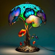 魔幻幻彩蘑菇燈裝飾品擺件家居USB連接燈泡設計蘑菇幽暗裝飾, 魔幻蘑菇led燈F款X:一個 小號15cm USB插頭開關燈P
