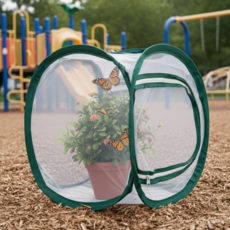 곤충 관찰망 접이식 학습용 교육용 곤충 키우기 생물 나비 채집 휴대용 생육망 사육장 케이지 공원 폴딩