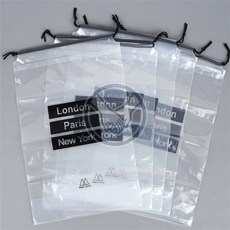 가네 투명 스트링 파우치 5P