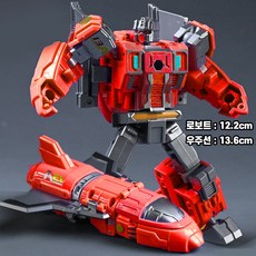 메가 엑스 변신합체봇 전투 로봇 7종이 하나로, 1개, 3.빨강(우주선)