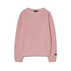 예일 YALE 코지 라운드 니트_핑크