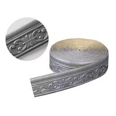 붙이는 접착식 띠벽지 몰딩 벽테두리 폼블럭(8종옵션), 폼블럭 그레이