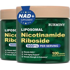 NAD 레스베라트롤 900mg 100캡슐 x 2개입 항산화 영양제 대용량