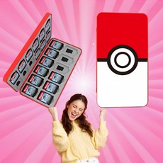 디코앤코 닌텐도 스위치 칩 케이스 24+24, 1개, 1. 마이티 레드, 게임칩케이스