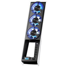 이이네 PS5 Slim용 스마트 온도 제어 냉각팬 발열방지 디스크/디지털 모델 겸용 플스5 슬림 쿨러 쿨링팬, PS5 Slim쿨링팬, 1개