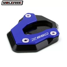 11 23 사이드 Z1000SX 100 플레이트 알루미늄 지지대 NINJA 21 킥스탠드, 1, E. Z650 블루