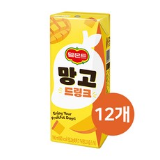 델몬트 드링크 망고, 190ml, 12개