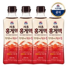 사조 홍게액, 500ml, 4개