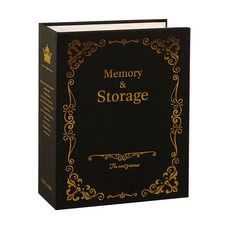 베리구즈 메모리 포토북 사진첩 4x6인치 미니 포켓 앨범, 100매, 메모리 포켓앨범 - 블랙