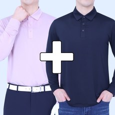 꽃중년 여름카라티셔츠 냉감 원플러스원 빅사이즈