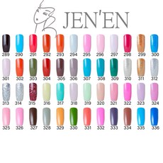 JEN'EN 凝膠指甲油 多種時尚色彩選擇 持久不易掉色, 326, 1個