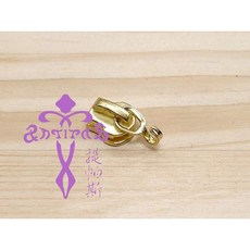 Antipas安提帕斯 YKK 5號金色拉鍊頭組 含上下止, 1個, 鉤頭款