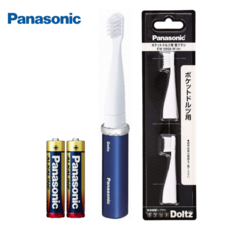 파나소닉 휴대용 음파 전동 칫솔 EW-DS1C+배터리+V미세모 EW0958