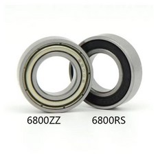 스틸 볼 베어링 깊은 그루브 벽 샤프트 6800zz 51910mm 4 개, 01 19mm, 01 4개, 02 6800zz