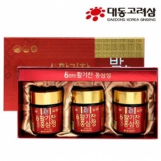 대동고려삼 활기찬홍삼정 홍삼 6년근 농축액 건강기능식품 면역력 피로회복 3병, 1개