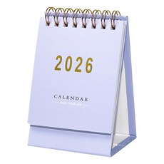 모던앳 2026 미니 탁상 달력, 1개, 퍼플