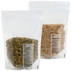 방앗간청년 볶은 호박씨 볶은 해바라기씨 세트, 1세트, 400g