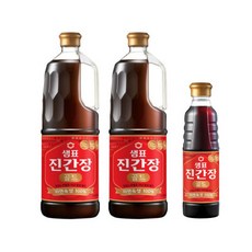 샘표 진간장 골드 1.7L 2개+500ml 1개, 30ml