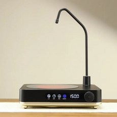 인덕션 쿠커 전기 급수 스토브 1500W 세라믹 자동, UK Plug, Black