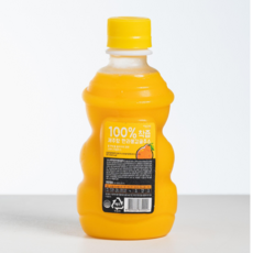 제주랑 마켓 천혜향 감귤 100% 착즙 프리미엄 주스 신선한 과일음료, 320ml, 1개