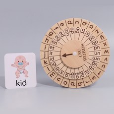 英文字母轉盤 字母教學 CVC單字轉盤教材