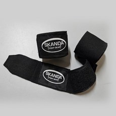 스칸다 탄력면 핸드랩 블랙 [SD-24-082] MMA 복싱 킥복싱, 단일옵션, 1개