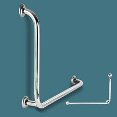 장애인손잡이 L형900 스텐 안전 보조 핸드레일 욕실, 상세페이지 참조, 1개