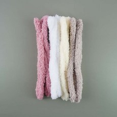 이알엠플러스 diy 털 모루 인형 철사 20mm 공예부자재, 04) 브라운 그레이 1m