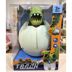 Sprint Track 恐龍蛋發射器 侏羅紀冒險 兒童玩具, 綠恐龍白色蛋, 1個