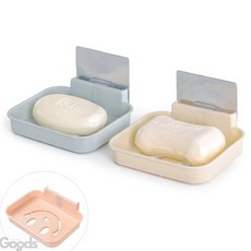 대박상품 부착식 스마일 비누 받침대 욕실비누받침대, 1