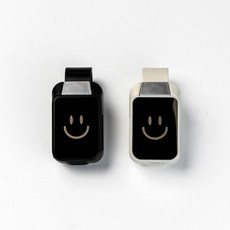 차량용안경꽂이 블랙 썬그라스클립 선글라스고정 화이트 71630ea 1(PC)